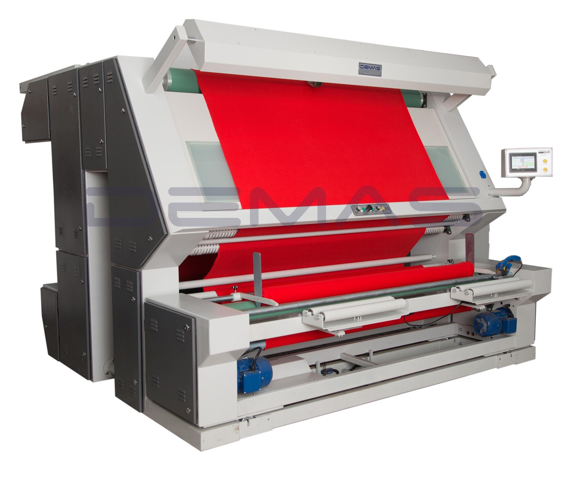 Esnek Kumaş Kalite Kontrol Rulo Sarma Makinesi